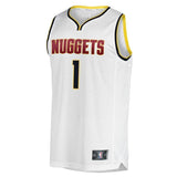 1-Michael Porter Jr. Denver Nuggets Jersey - Association Edition – White