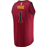 1-Rodney Hood Cleveland Cavaliers  Jersey Wine - Icon Edition