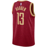 13-James Harden Houston Rockets  Swingman Jersey – City Edition – Red
