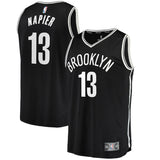 13-Shabazz Napier Brooklyn Nets  Jersey - Icon Edition - Black