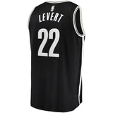 22-Caris LeVert Brooklyn Nets Jersey - Icon Edition - Black