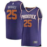 25-Mikal Bridges Phoenix Suns  Jersey - Icon Edition - Purple