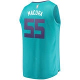 55-J.P. Macura Charlotte Hornets  Jersey - Icon Edition - Teal