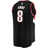 8-Al-Farouq Aminu Portland Trail Blazers Jersey Black - Icon Edition