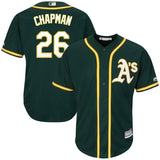 Matt Chapman Oakland Athletics Majestic Alternate Cool Base Player Replica Jersey - Green
