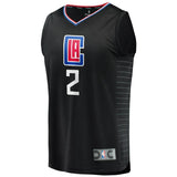 Kawhi Leonard LA Clippers Fanatics Branded Fast Break Replica Jersey Black - Statement Edition