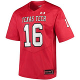 #16 Texas Tech Red Raiders Under Armour Special Event Replica Jersey - Red