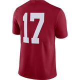 #17 Alabama Crimson Tide Nike Limited Jersey - Crimson