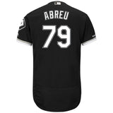 Jose Abreu Chicago White Sox Majestic Alternate Flex Base Collection Player Jersey - Black/White