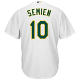 Marcus Semien Oakland Athletics Majestic Home Cool Base Player Jersey - White