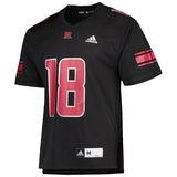 #18 Rutgers Scarlet Knights adidas Special Game Premier Jersey - Black