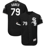 Jose Abreu Chicago White Sox Majestic Home Flex Base Collection Player Jersey - White/Black