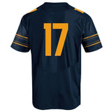 #17 Cal Bears Under Armour Premier Football Jersey - Navy