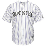 Pat Valaika Colorado Rockies Majestic Home Cool Base Player Jersey - White