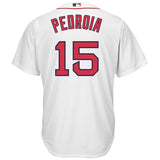 Dustin Pedroia Boston Red Sox Majestic Cool Base Player Jersey - White