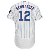Kyle Schwarber Chicago Cubs Majestic Home Flex Base Collection Player Jersey - White/Royal