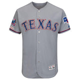 Elvis Andrus Texas Rangers Majestic Alternate Collection Flex Base Player Jersey – Royal/Gray
