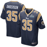 C.J. Anderson Los Angeles Rams Nike Super Bowl LIII Bound Game Jersey - Navy