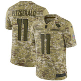Larry Fitzgerald Arizona Cardinals Nike Salute to Service Limited Jersey - Camo