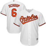 Jonathan Schoop Baltimore Orioles Majestic Cool Base Home Player Jersey - White