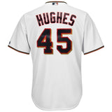 Phil Hughes Minnesota Twins Majestic Official Cool Base Player Jersey - White