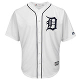 Jordan Zimmermann Detroit Tigers Majestic Home Cool Base Player Jersey – White