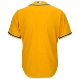 Oakland Athletics Majestic Official Cool Base Team Jersey - Gold