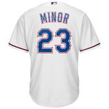 Mike Minor Texas Rangers Majestic Official Cool Base Player Jersey - White