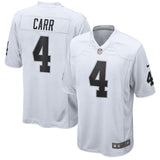 Derek Carr Oakland Raiders Nike Game Jersey - White